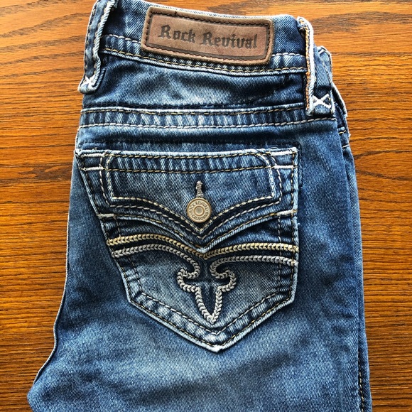 COPY - Rock Revival Raven Skinny Jeans Size 26 - Picture 3 of 8